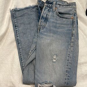 Levi’s distressed jeans